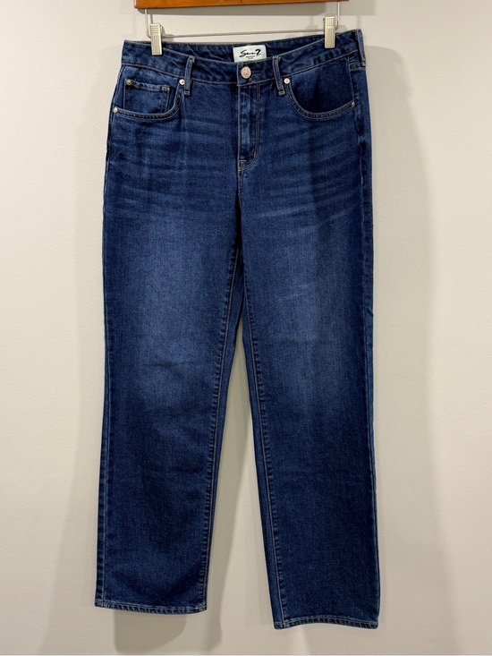 Seven7 Denim - Seven7 Women’s Medium Blue Loose Straight Denim Jeans Size 4